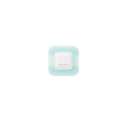 Biatain Silicone Fit Silicone Foam Dressing With Border Film Backing Silicone Adhesive Square