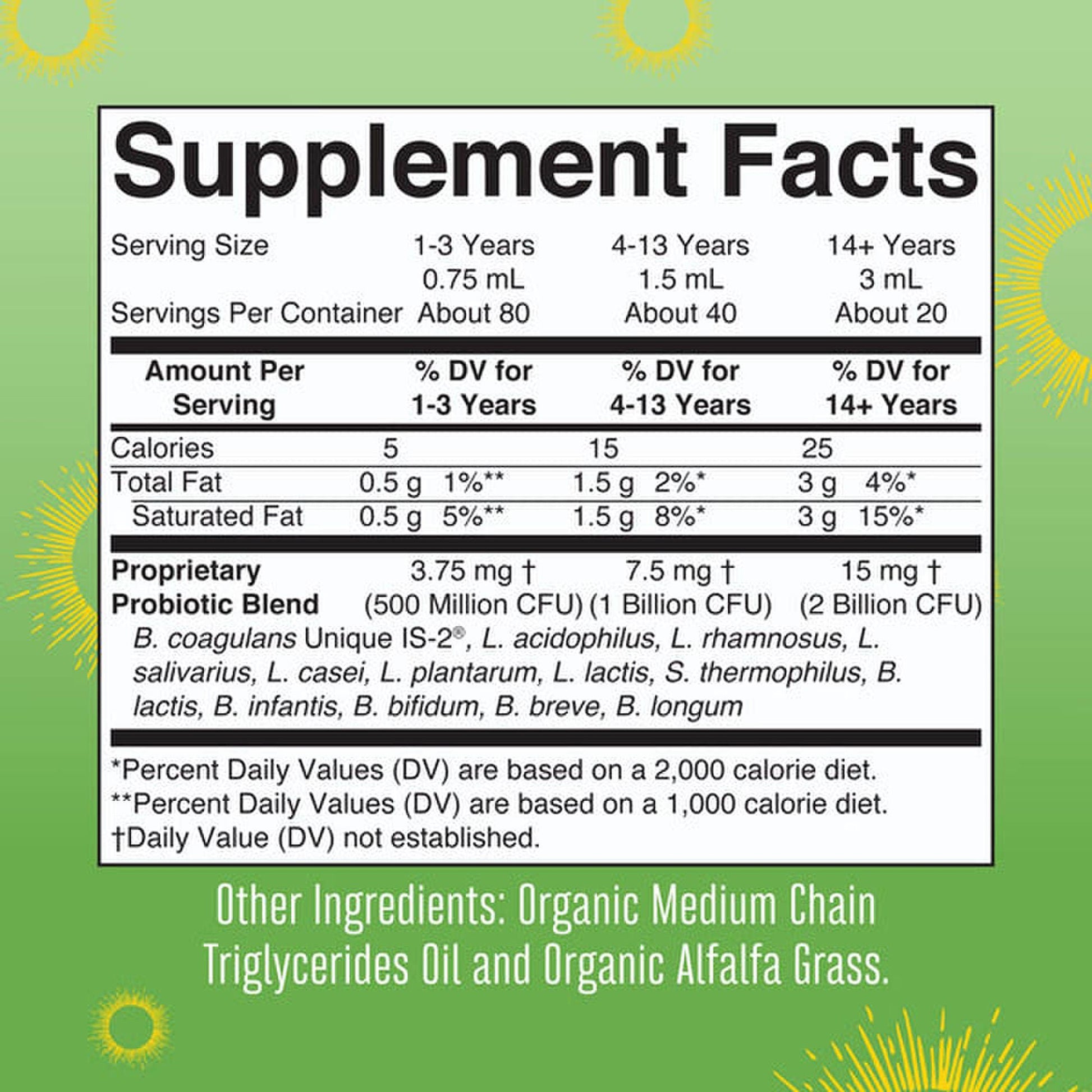 Mary Ruth's® Oil-Based Organic Liquid Probiotic Drops