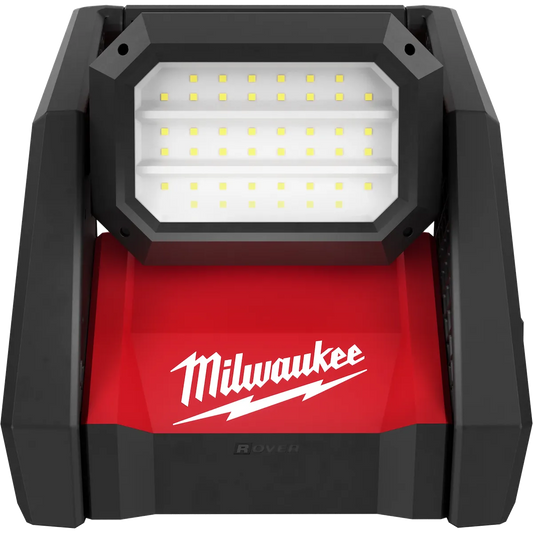 Milwaukee M18 ROVER Dual Power Flood Light 2366-20 | M18 Battery, Glass Filled Nylon