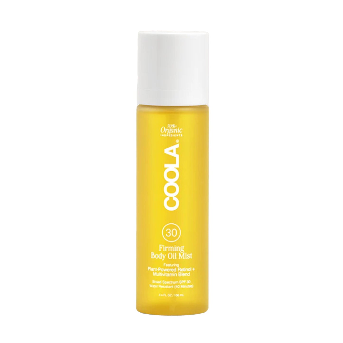 COOLA Firming Body Oil Mist Sunscreen SPF 30 Oil Spray Bottle