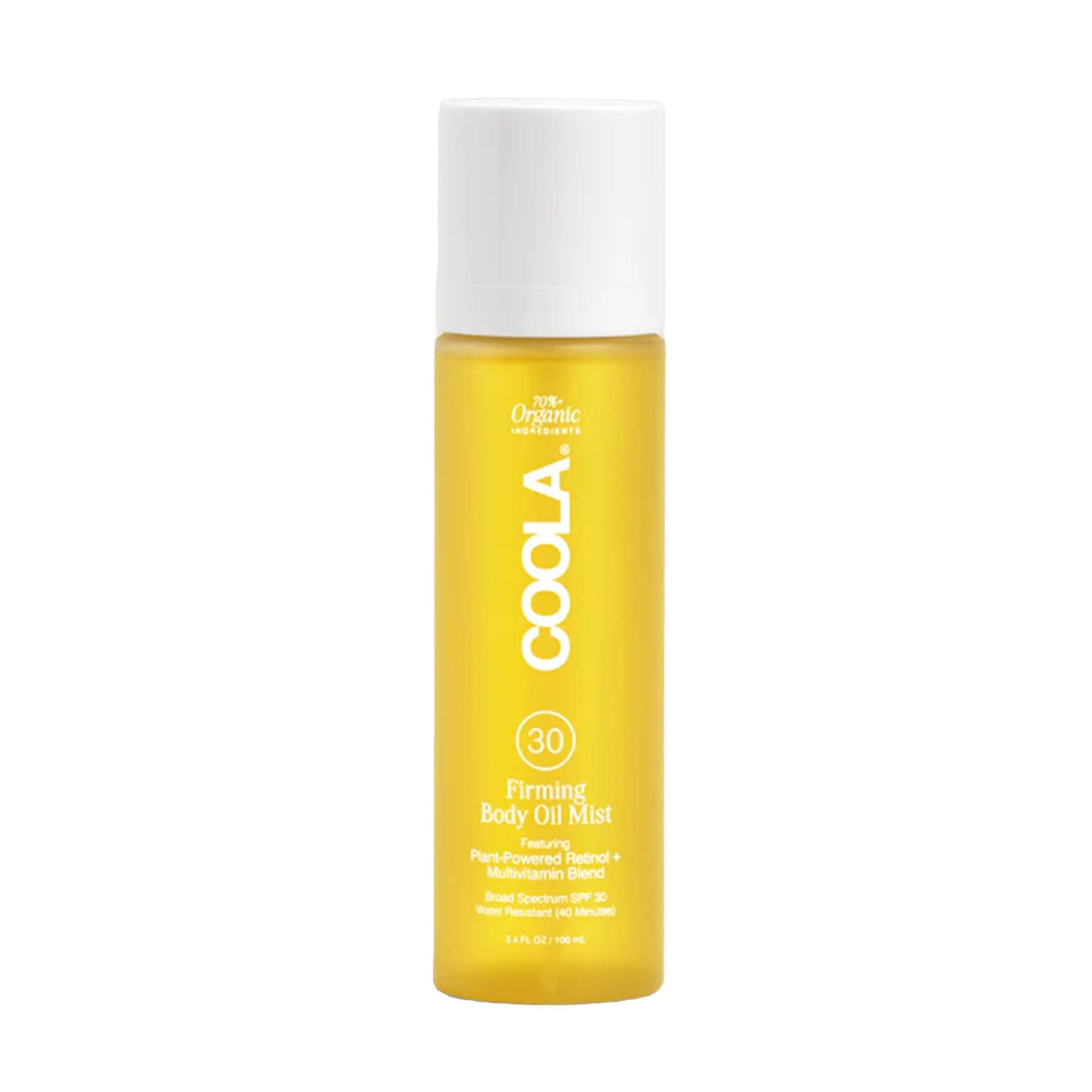 COOLA Firming Body Oil Mist Sunscreen SPF 30 Oil Spray Bottle