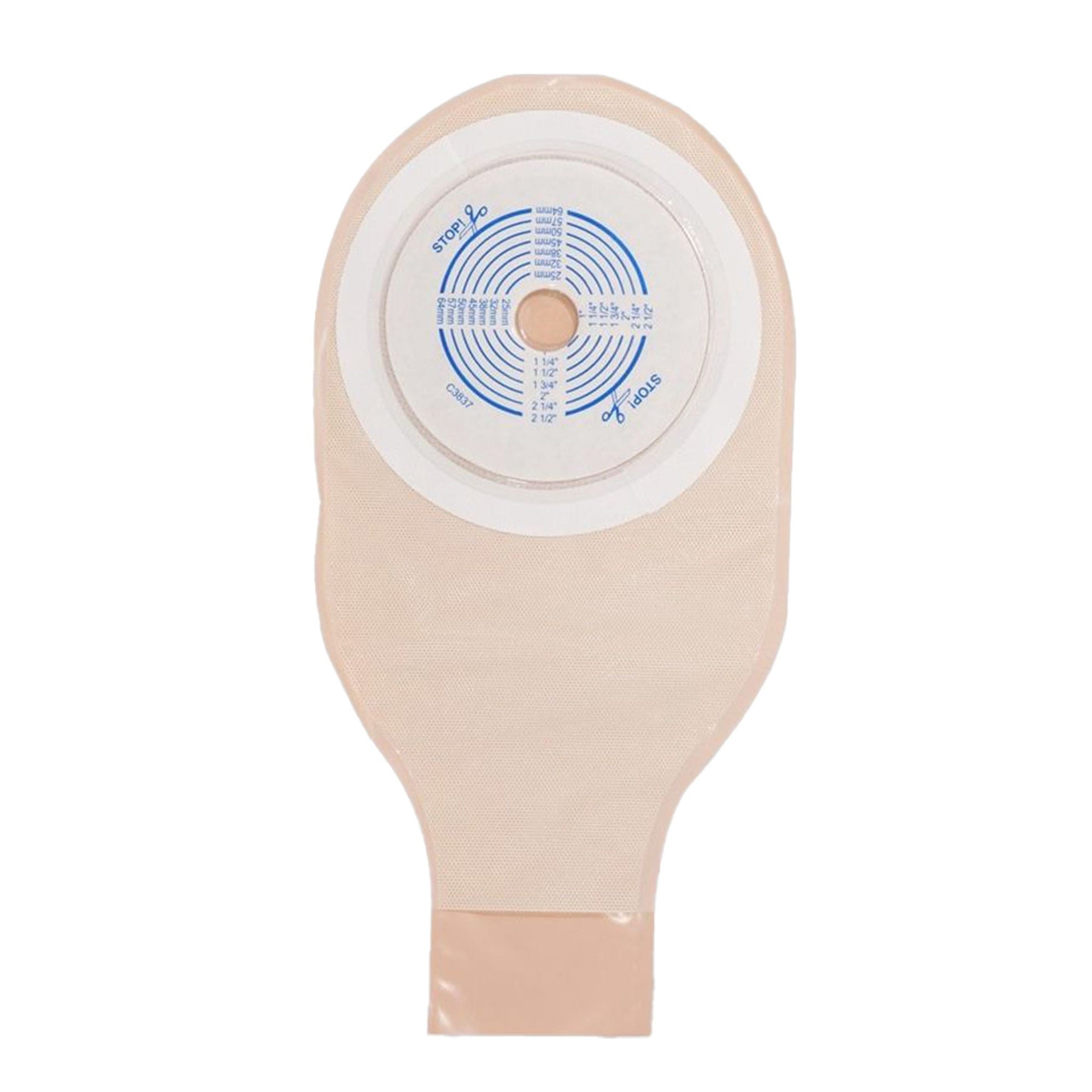 ActiveLife® One-Piece Opaque Colostomy Pouch, Cut to Fit Stomas