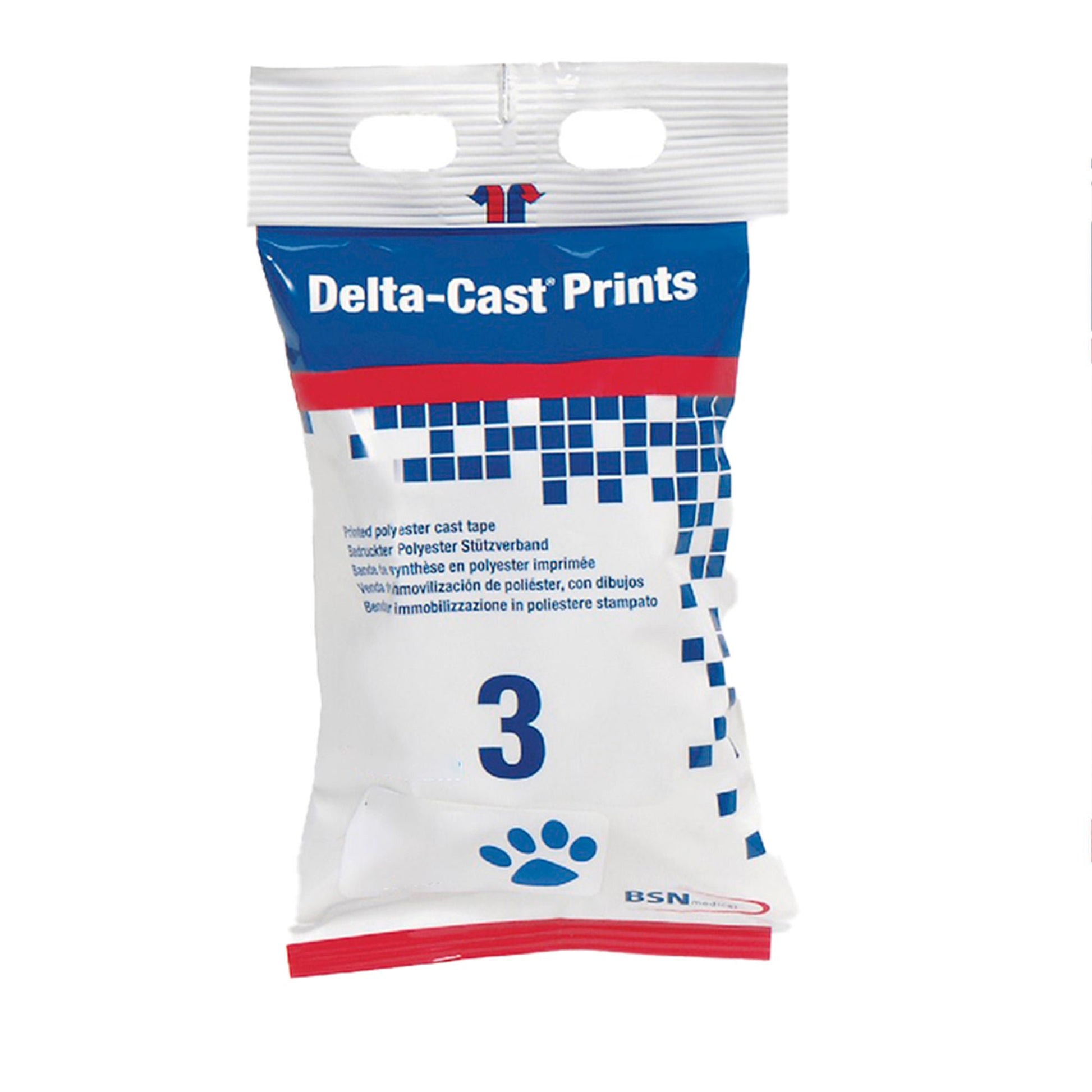 Delta-Cast Prints Cast Tape Polyester Paw Print