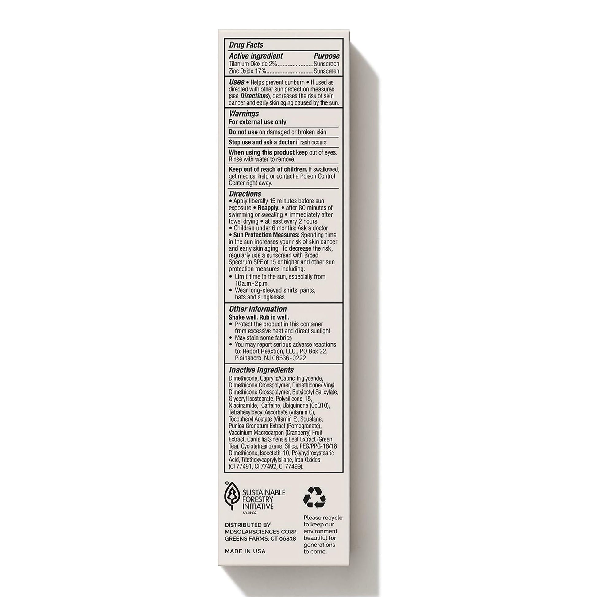 MDSolarsciences™ MD Mineral BB Crème SPF 50, Dark