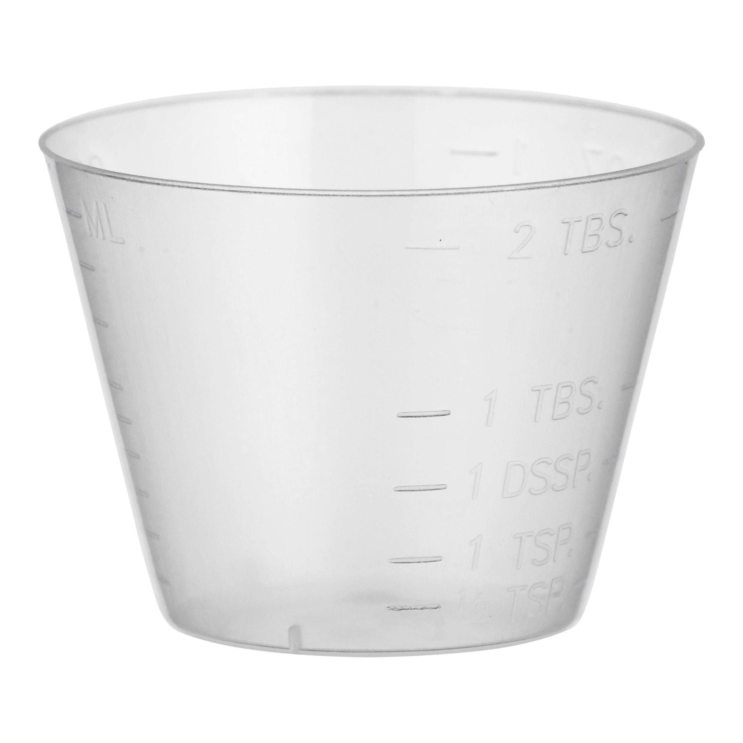 McKesson Graduated Medicine Cup, capacity