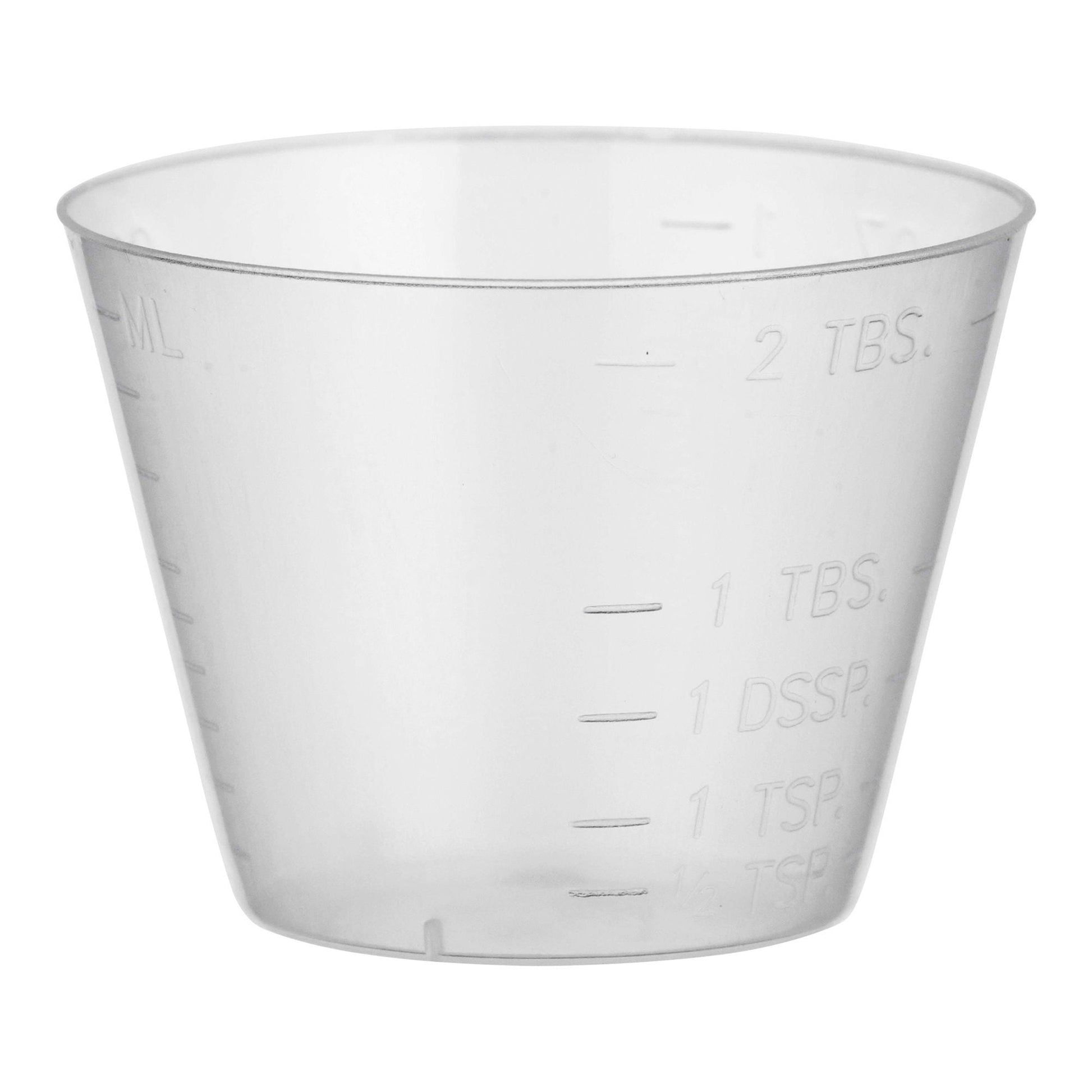 McKesson Graduated Medicine Cup, capacity