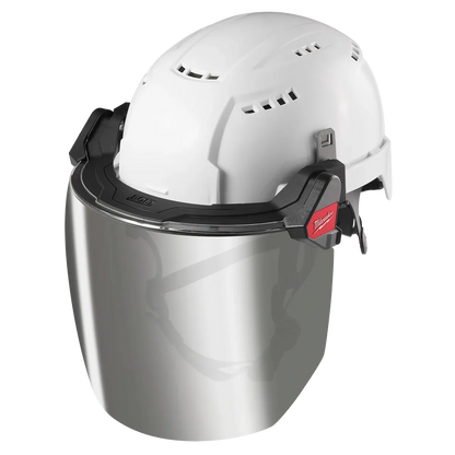 Milwaukee 10pk Mirrored Face Shield Replacement Lenses (Helmet & Hard Hat Frame) 48-73-1437