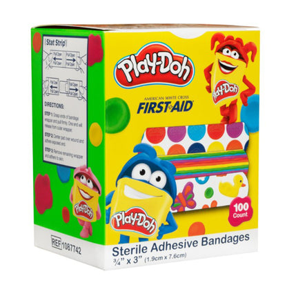 American® White Cross Kid Design (Play Doh) Adhesive Strip