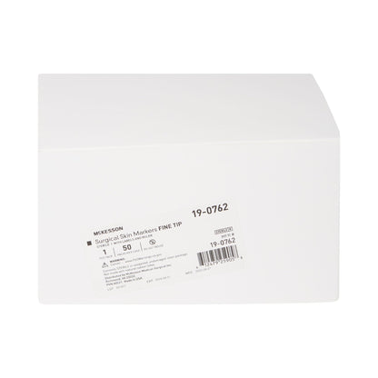 McKesson Skin Marker with Ruler and Labels Gentian Violet Ink Sterile Full Size Fine Tip – Box of 50 - view 2