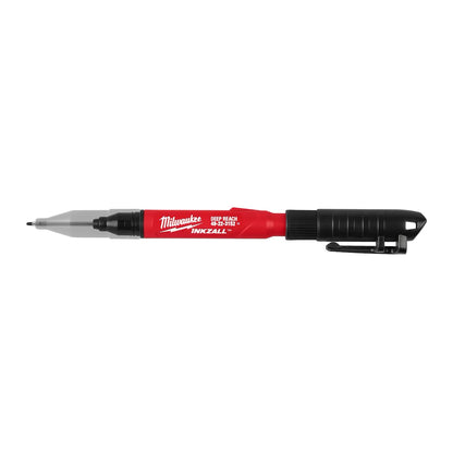 Milwaukee INKZALL 2IN1 Deep Reach Ultra Fine Point Black Jobsite Marker 48-22-3152