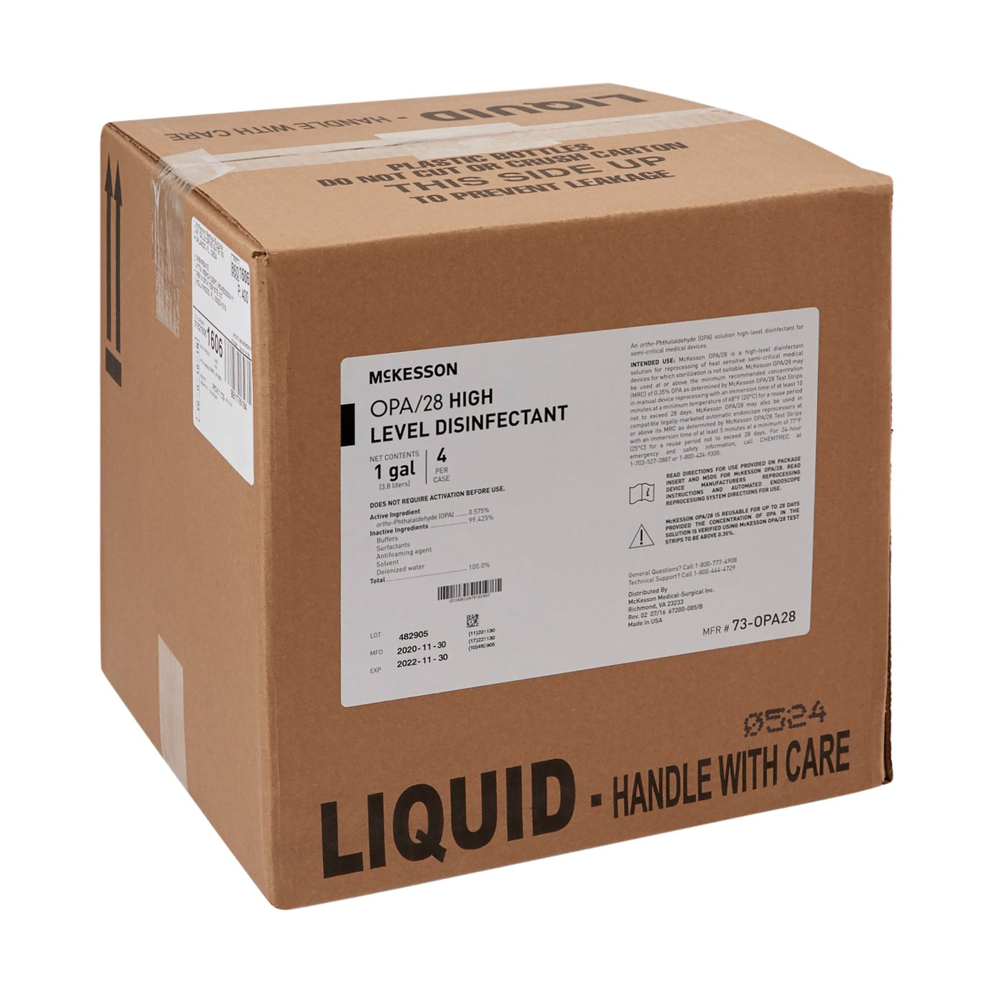 McKesson OPA High Level Disinfectant, 1 gal. Jug – Case of 4 - view 3