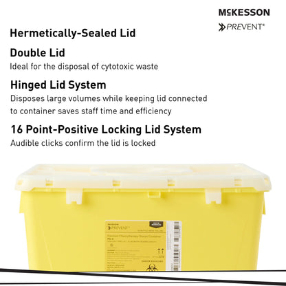 McKesson Prevent® Sharps Container, 8 Gallon