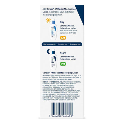 CeraVe® Facial Moisturizing Lotion PM, Ultra Lightweight, Pump Bottle