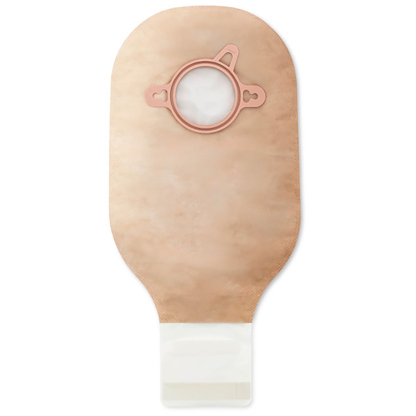 New Image™ 2-Piece Beige Colostomy Pouch, Pre-cut to Fit , Green Match