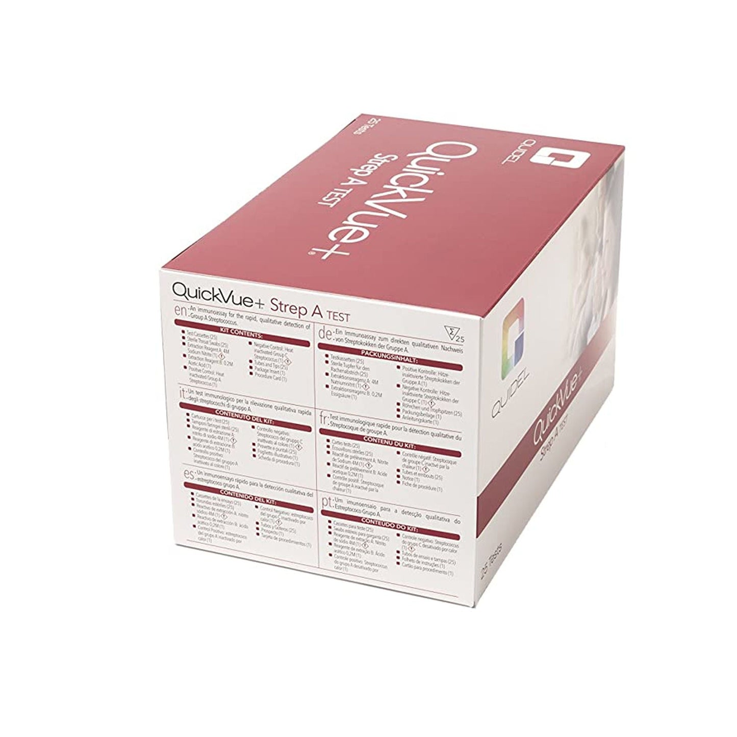 QuickVue+® Strep A Infectious Disease Immunoassay Respiratory Test Kit