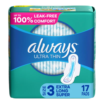 Always Ultra Thin Feminine Pad With Wings Super Absorbency