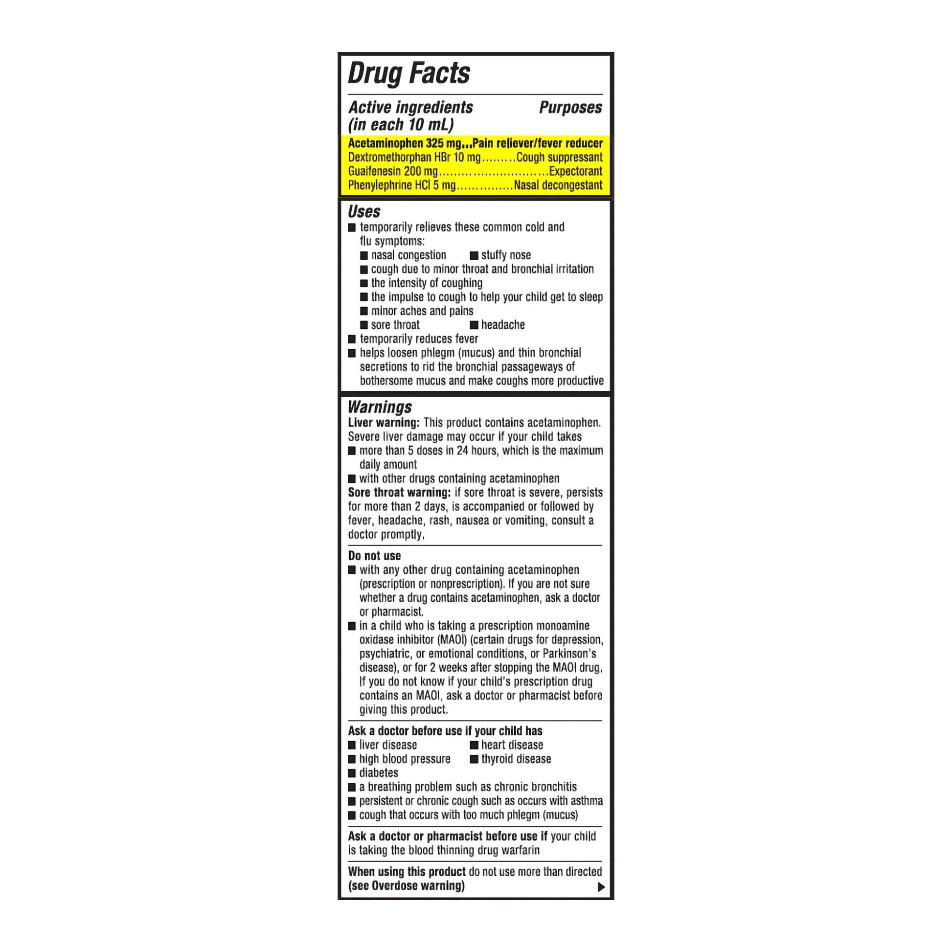 Mucinex® Children's Cold and Flu Liquid Very Berry