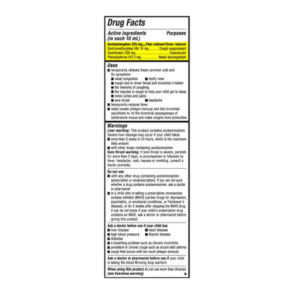 Mucinex® Children's Cold and Flu Liquid Very Berry