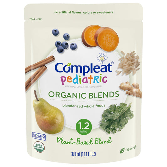 Compleat Pediatric Organic Blends Pediatric Oral Supplement Plant Blend Flavor Pouch Liquid Organic