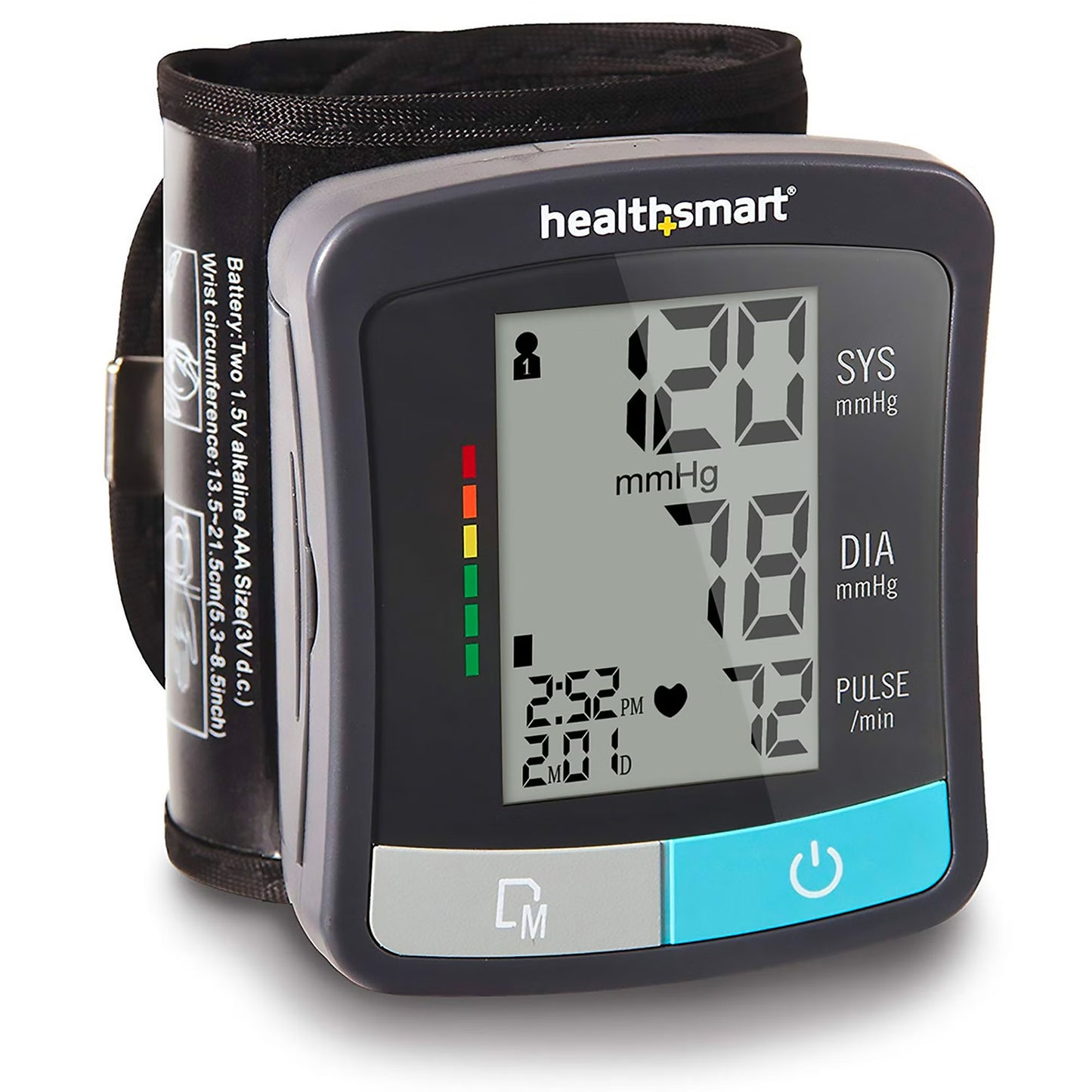 Mabis® Digital Blood Pressure Wrist Unit, Adult, One Size