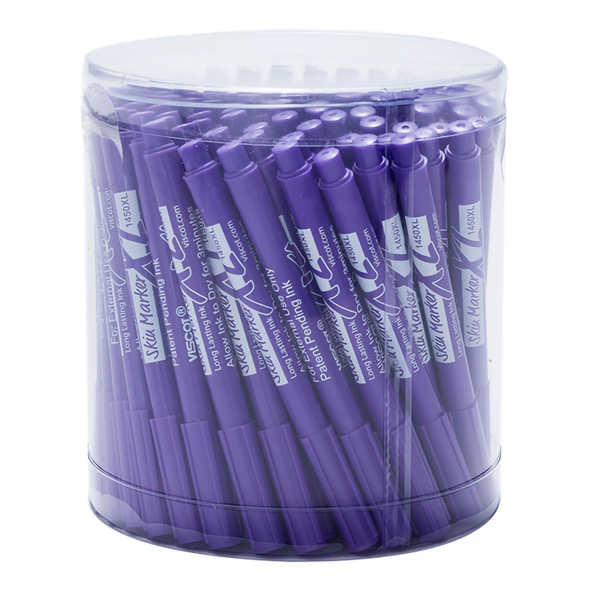 Viscot® XL Skin Marker Prep-Resistant Gentian Violet Ink NonSterile Mini Regular Tip – Pack of 100 - view 4