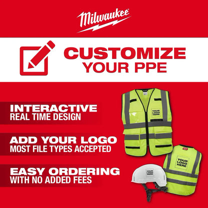 Milwaukee BOLT Red Front Brim Safety Helmet with IMPACT ARMOR Liner (USA) - Type 2, Class E 48-73-1365 | 3-Piece, Molded Plastic