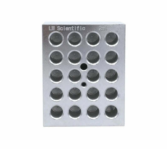 DBP-20PL-0277 - LW Scientific Dry Bath Heat Block 20-Place 2mL Aluminum