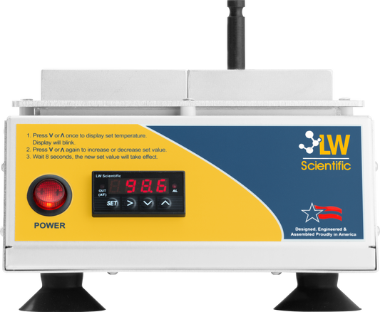 DBL-08PL-50DP - LW Scientific Digital Dry Bath Incubator 8-Place 50mL Heat Blocks