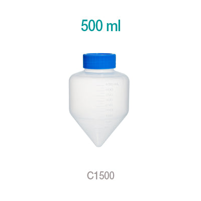 Hermle Sterile PP Conical Centrifuge Bottles C0175–C1500