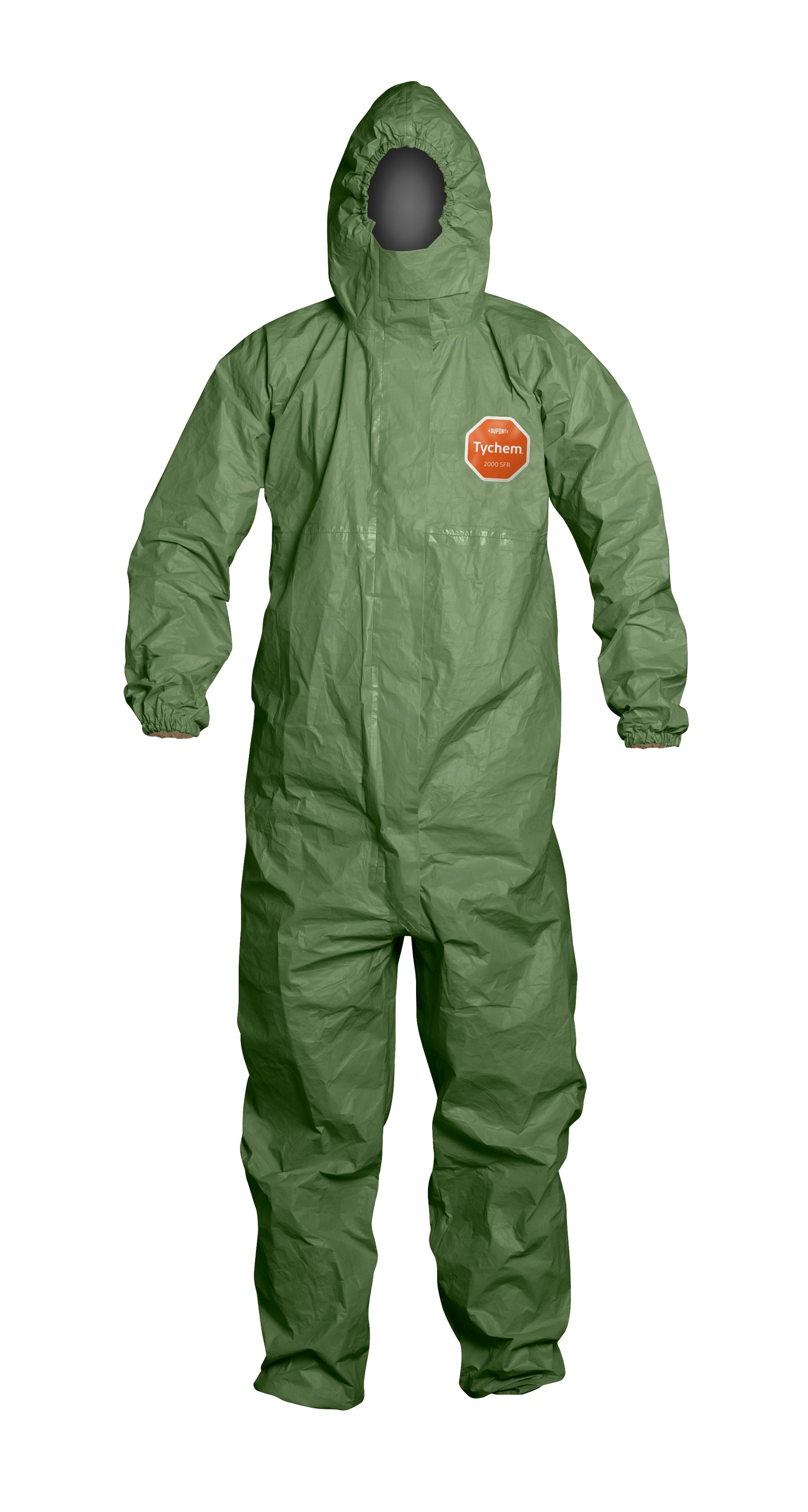 DuPont™ Tychem® 2000 SFR QS127T-GR Hooded Coverall — Case of 4