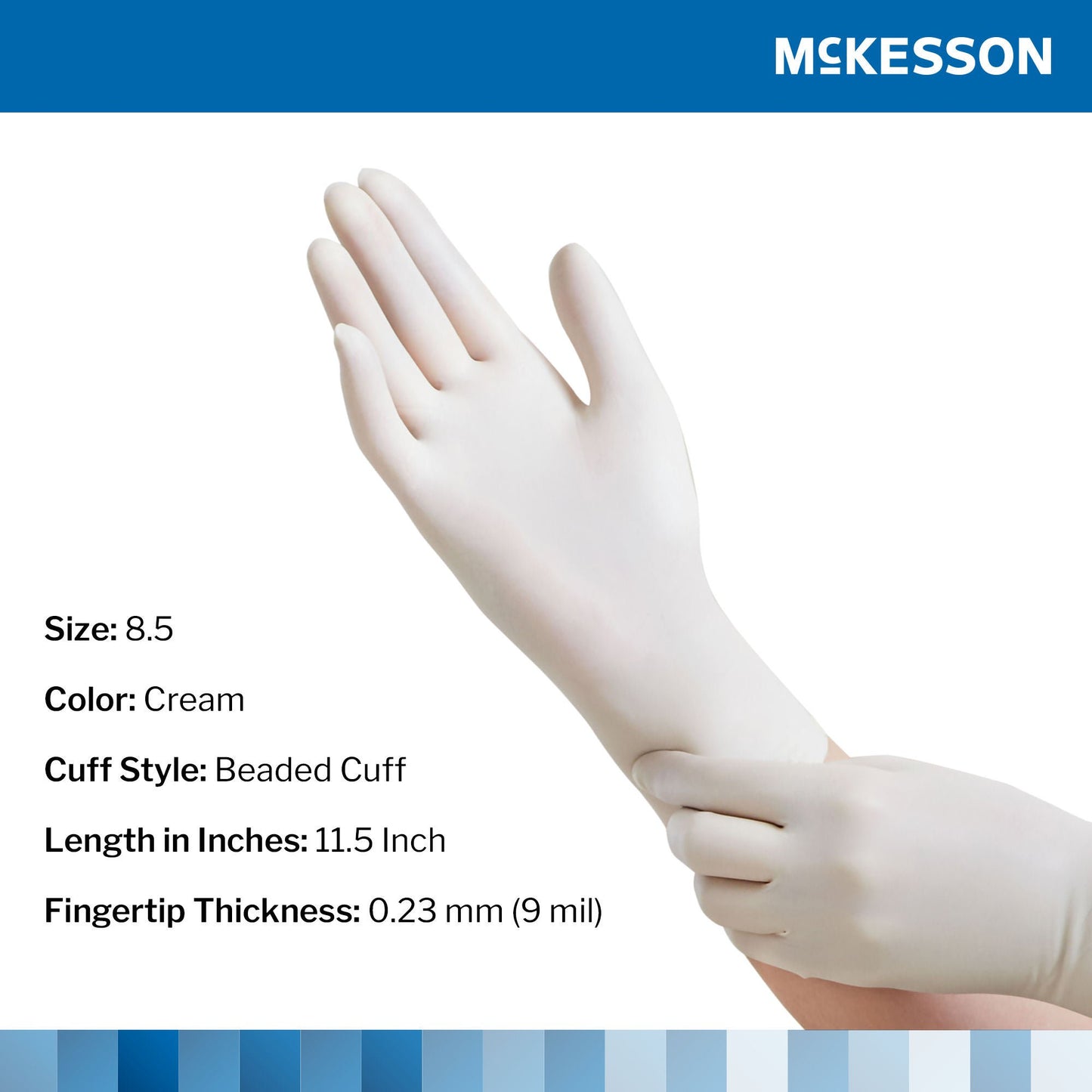 Sterile McKesson Perry® Latex Surgical Gloves, Cream - view 7