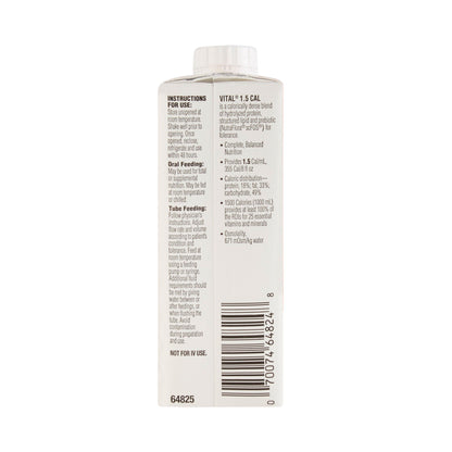 Vital® 1.5 Cal Vanilla Peptide-Based Therapeutic Nutrition for Tolerance