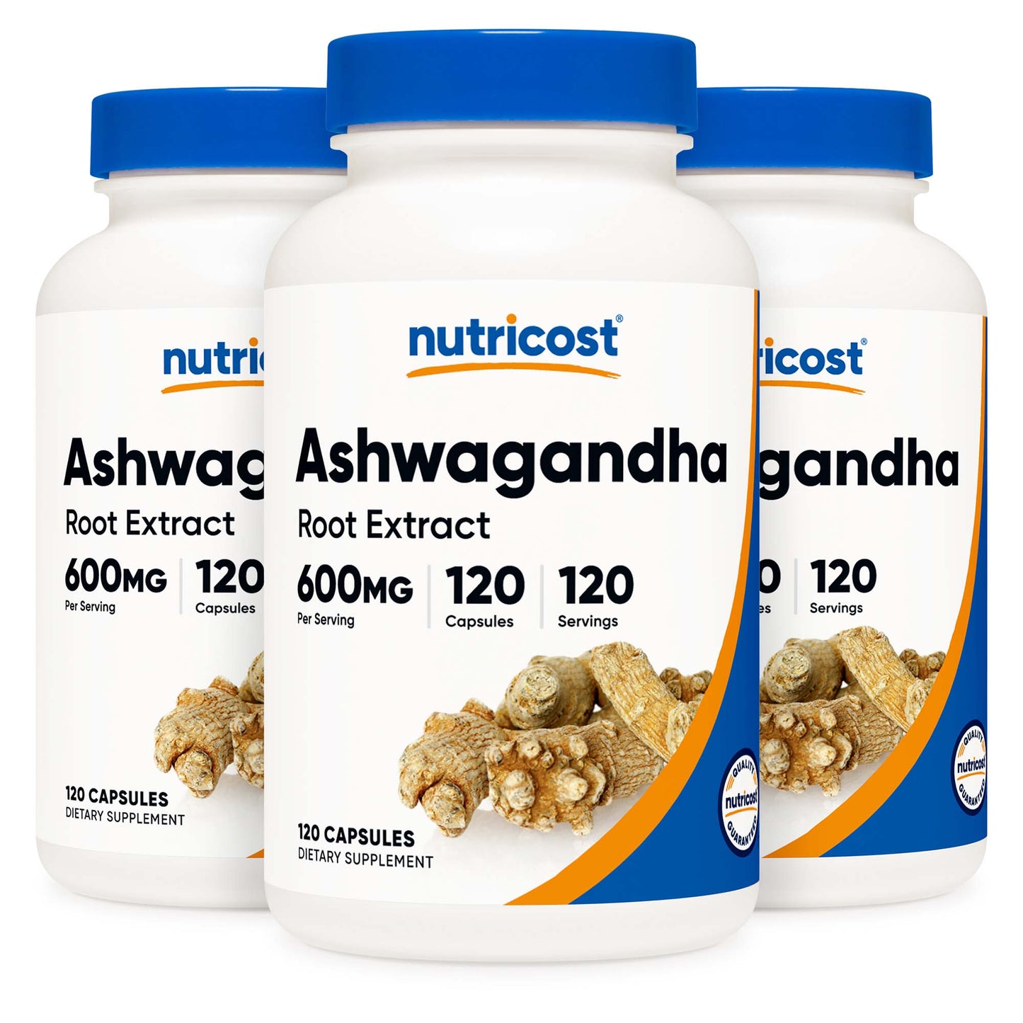 nutricost Dietary Supplement Ashwagandha Root 600 mg Strength Capsule