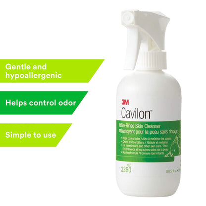3M™ Cavilon™ Rinse-Free Body Wash, Floral Scent, Pump Bottle