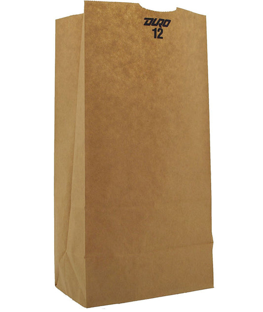 Duro Grocery Bag Brown Kraft Recycled Paper #12