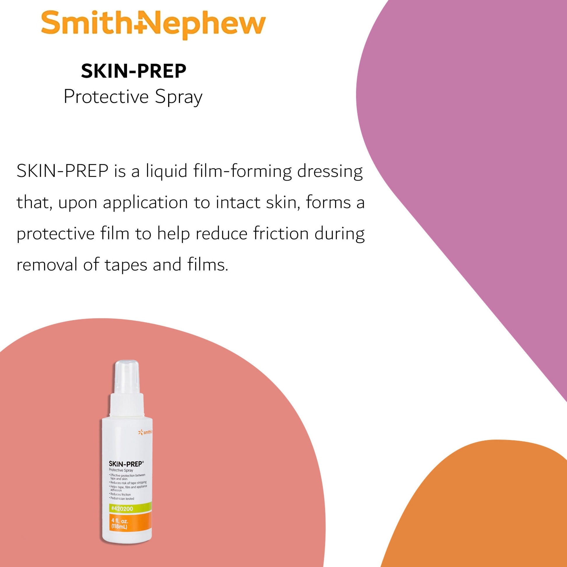Smith & Newphew Skin-Prep™ Skin Prep Spray, Pump Spray Bottle