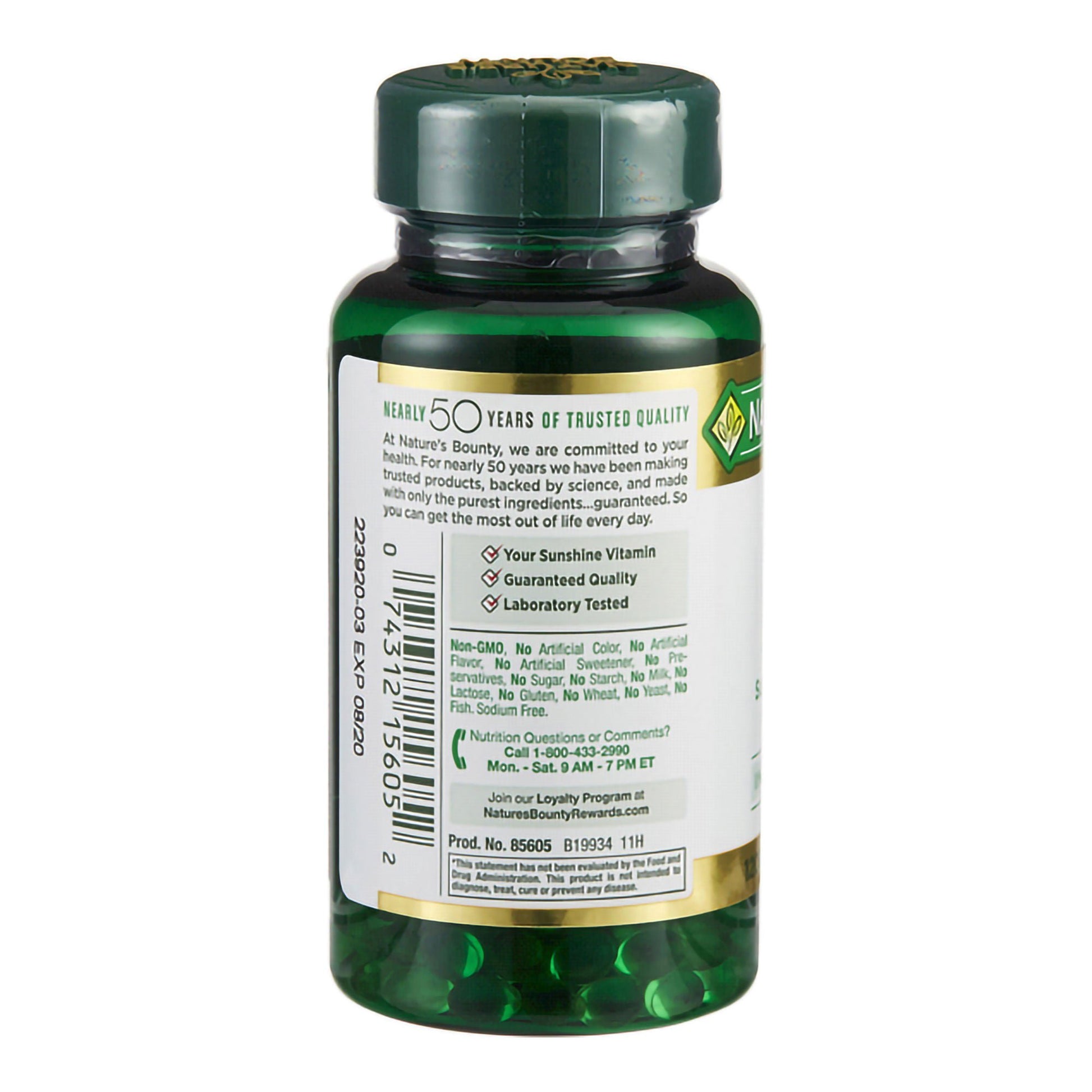 Nature's Bounty® Vitamin D-3 Supplement