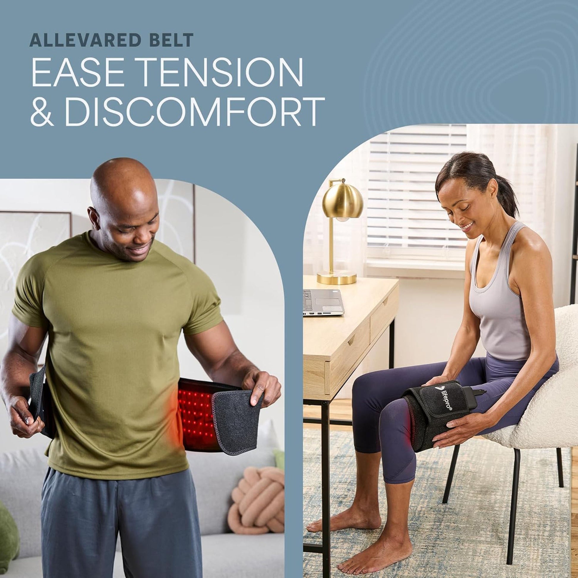 AllevaRed Pro Light Therapy Belt