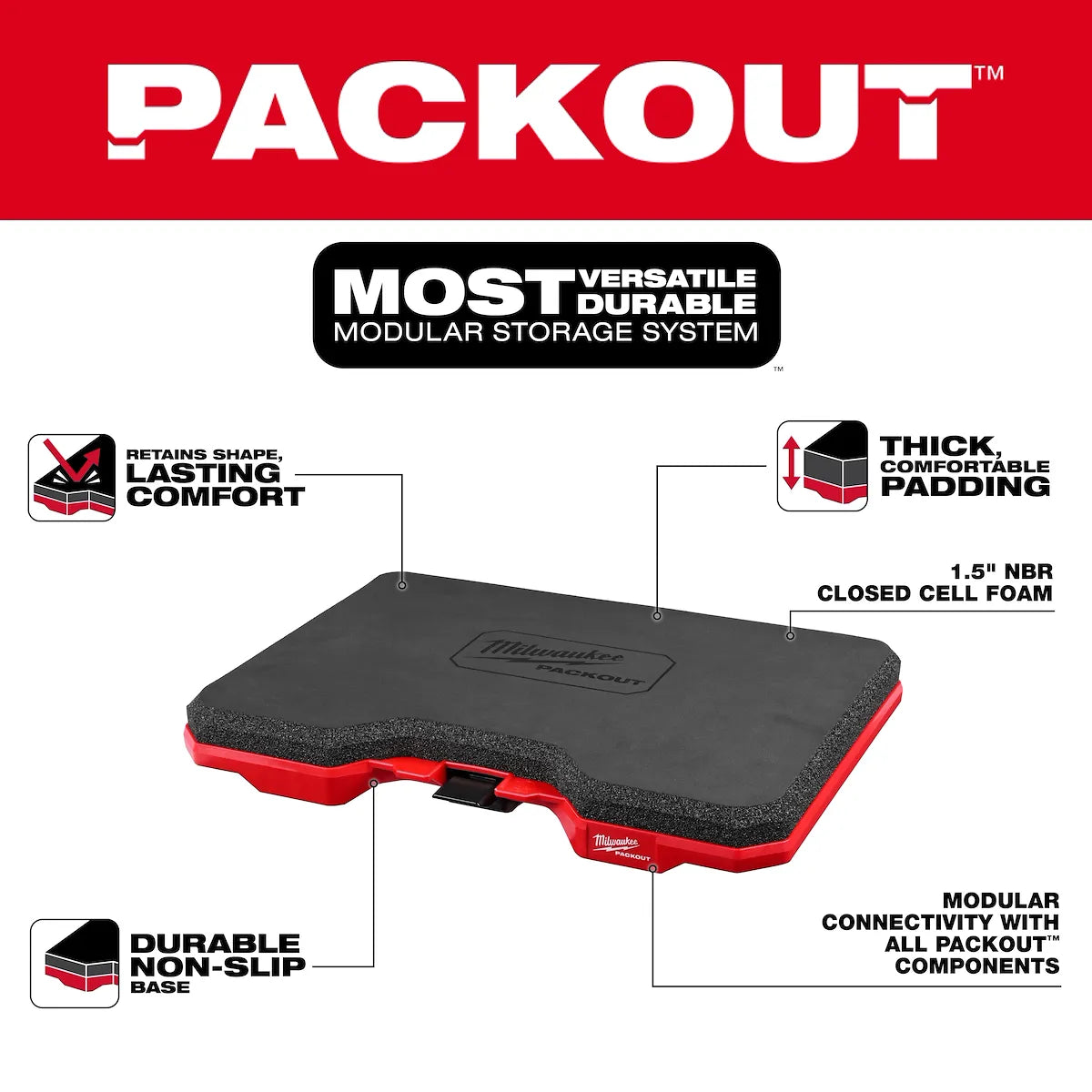 Milwaukee PACKOUT Kneeling Pad 48-73-6110
