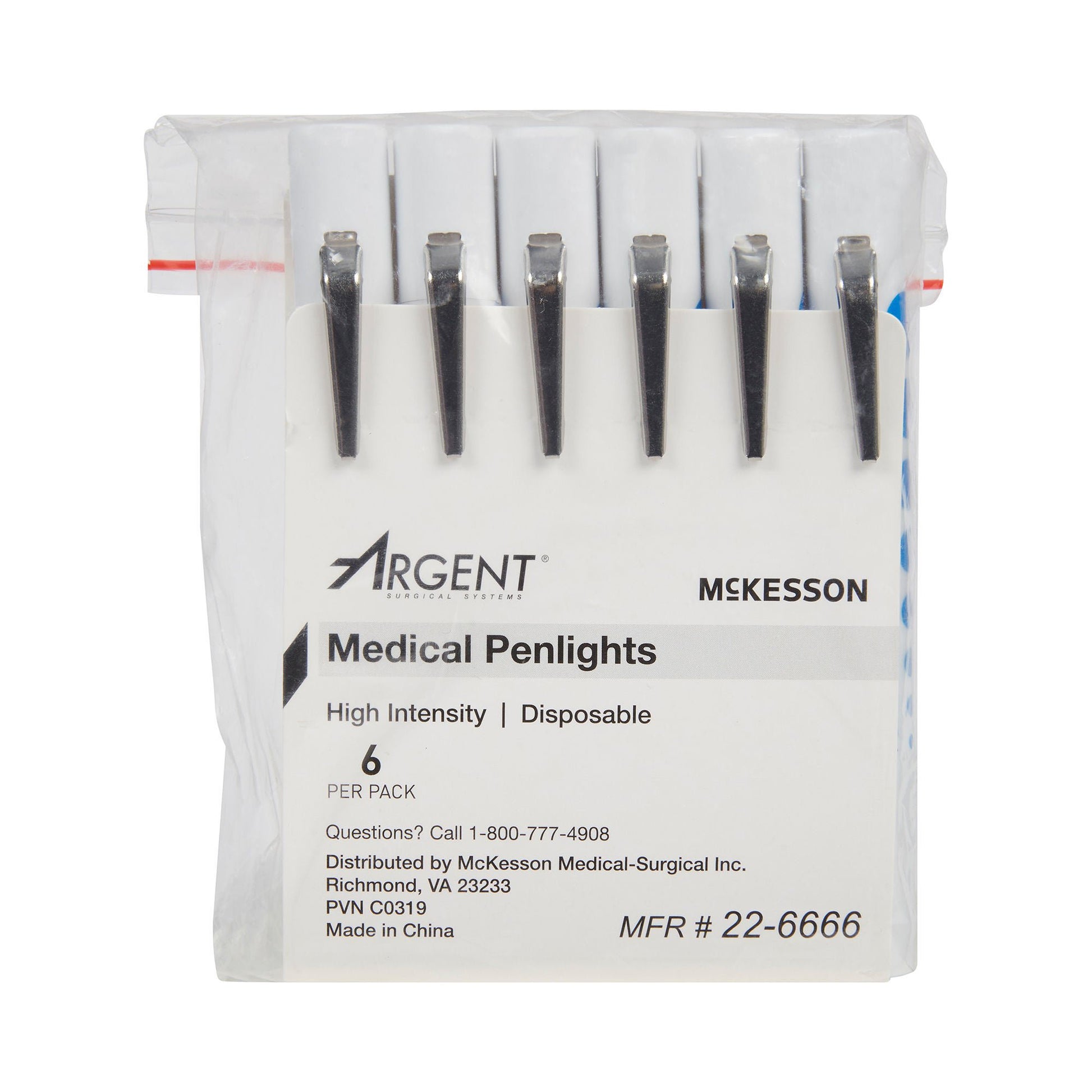McKesson Disposable Penlight White Light, 4.5 Inch