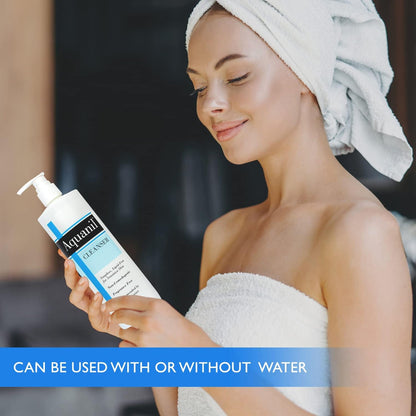 Aquanil Facial Cleanser Liquid Pump Bottle Unscented