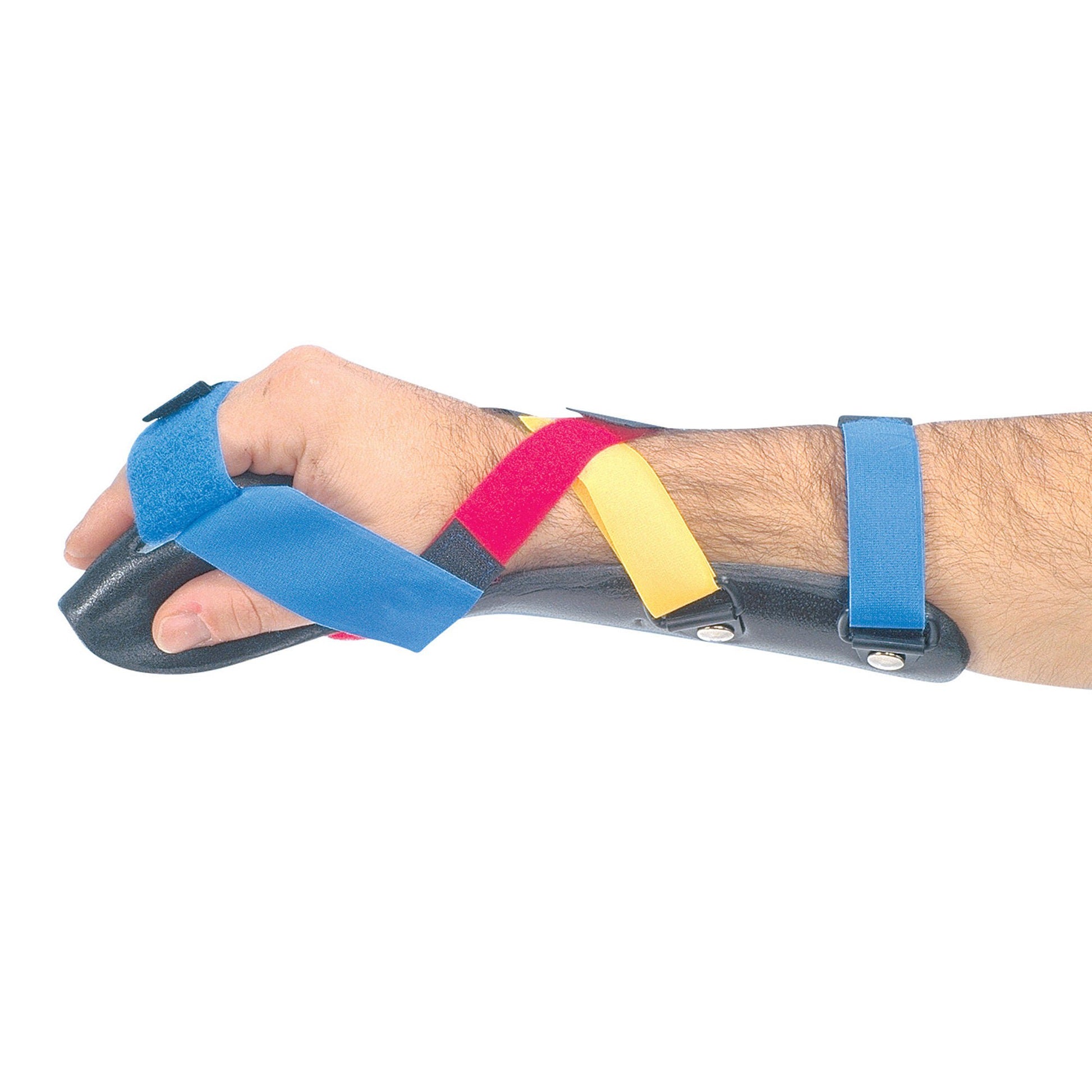 AliLite Functional Position Hand Splint AliLite Material Left Hand Black / Blue / Red / Yellow