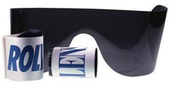 Rollens Post Mydriatic Glasses Wraparound Uncoated Gray Tint Plastic Lens Gray Frame Slip-in One Size Fits Most