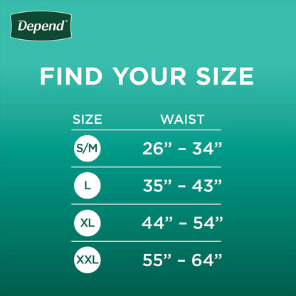 Depend® Fresh Protection™ Men's Maximum Absorbency Underwear