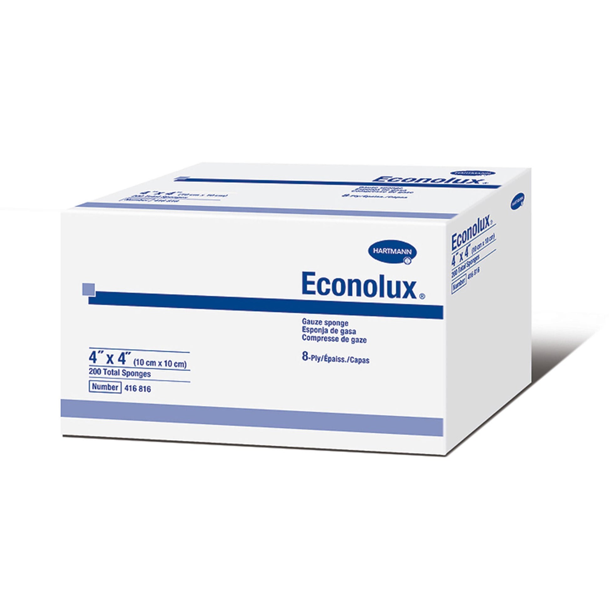 Econolux® Gauze Sponge, 8-Ply