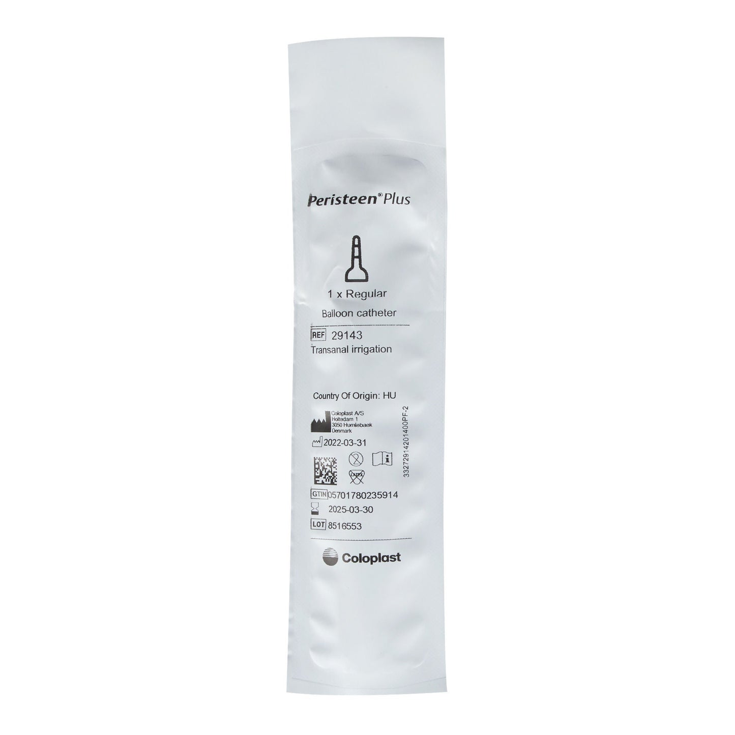 Peristeen Plus Balloon Catheter Accessory Unit 15 Regular Catheters, 1 Water Bag For Peristeen Plus TAI System with Regular Balloon Catheter