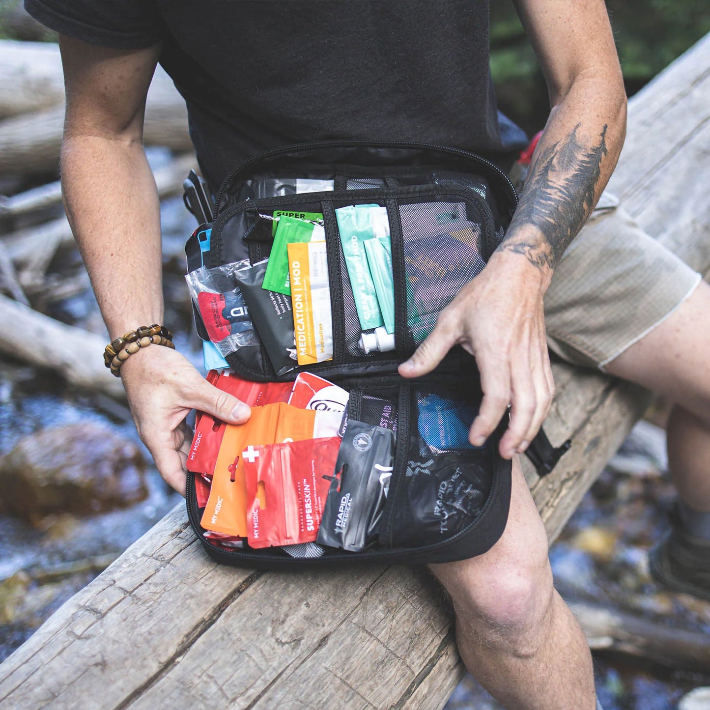 My Medic™ MYFAK Pro First Aid Kit in Gray Nylon Bag