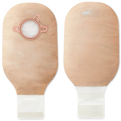 New Image™ 2-Piece Beige Colostomy Pouch, Pre-cut to Fit , Green Match