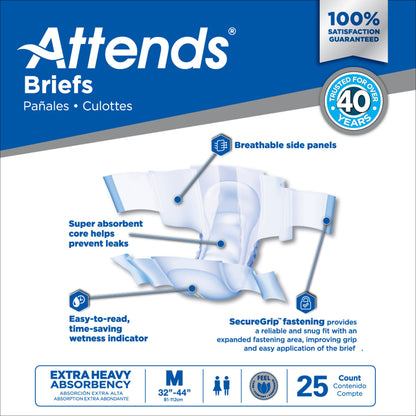 Attends® Extra Heavy Incontinence Brief, Heavy Absorbency