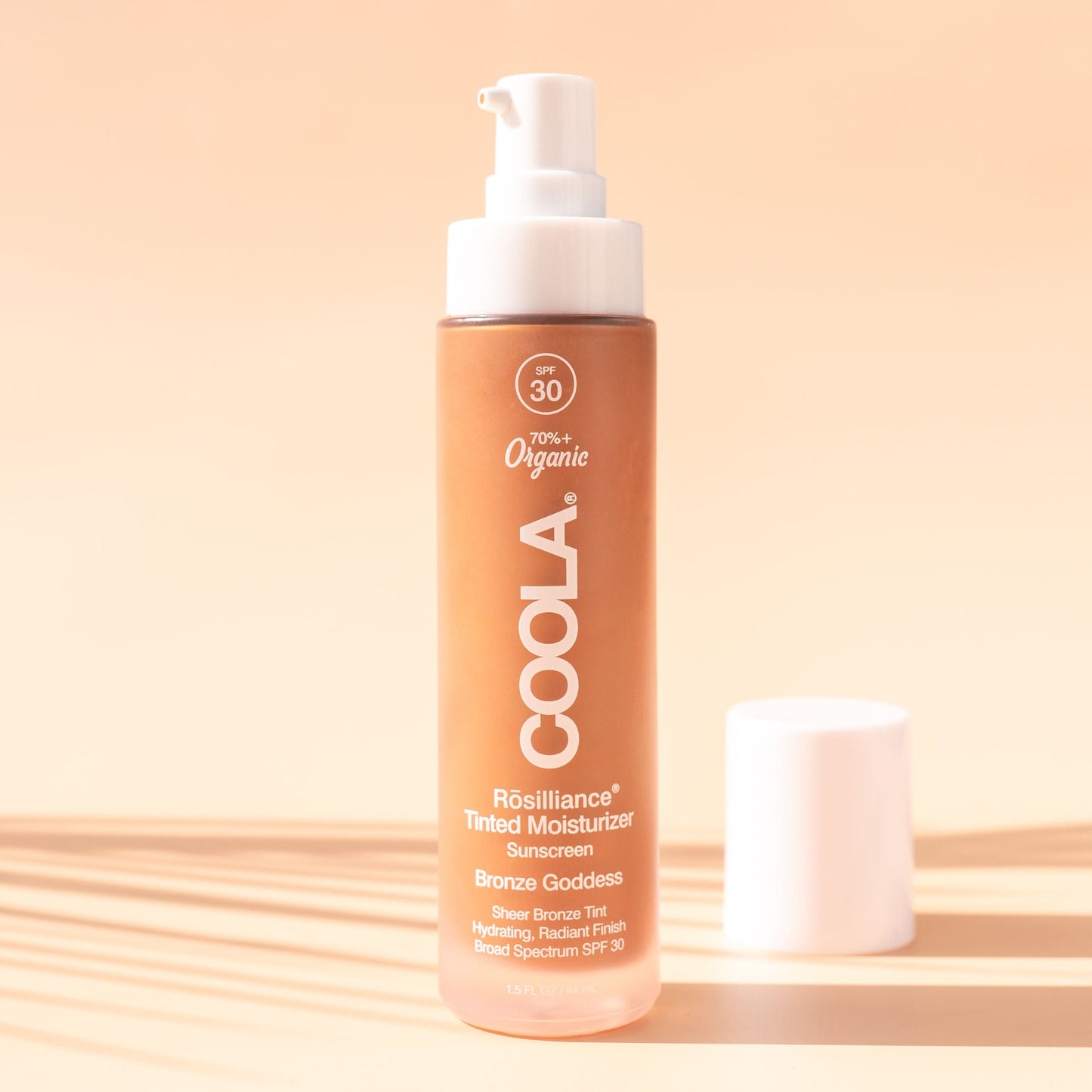 Rōsilliance Tinted Facial Moisturizer with Sunscreen Bottle Floral Scent Cream